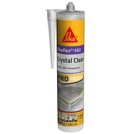 Sikaflex Crystal Clear Mastic Colle transparent 300g