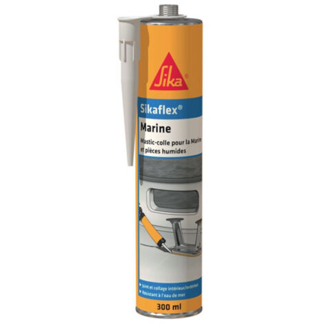 Colle mastic SIKA Sikaflex Marine - Blanc - 300ml