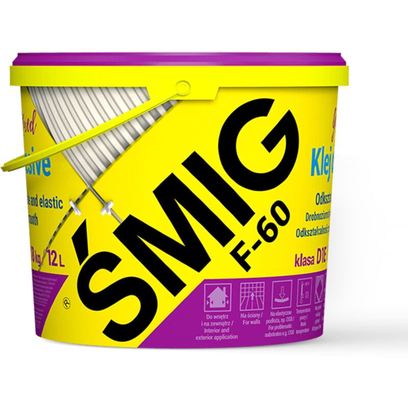 COLLE MOSAÏQUE ŚMIG F-60 5 kg UNIVERSELLE ET HAUTEMENT ÉLASTIQUE