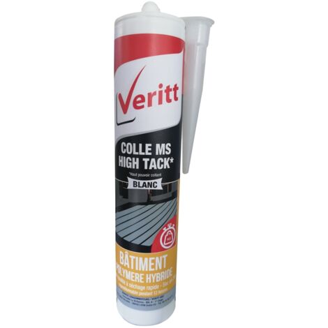 COLLE MS HIGH TACK BLANC 290ML VERITT CARTOUCHE 061018
