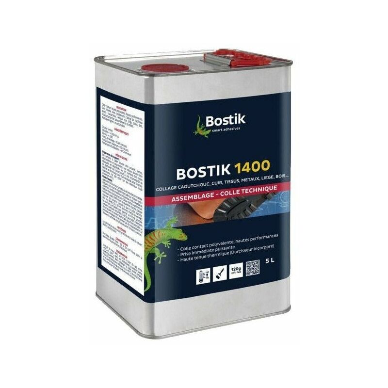 Bostik - Colle neoprene 1400 gel bidon de 5 l