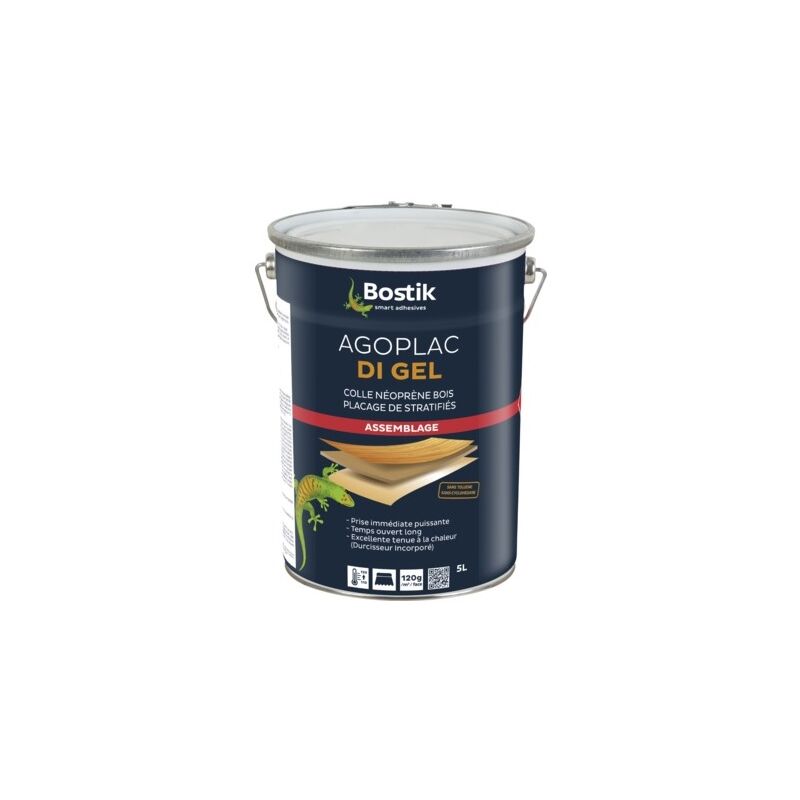 Bostik - Colle néoprène Agoplac di gel bidon 5L 30604789