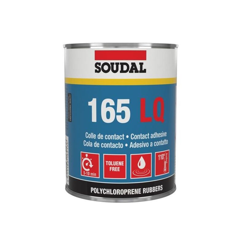Soudal - Colle néoprène 165LQ - Liquide