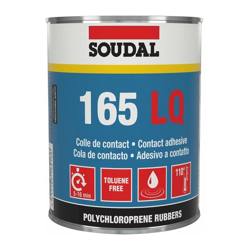 Colle néoprène 165LQ - Liquide Soudal