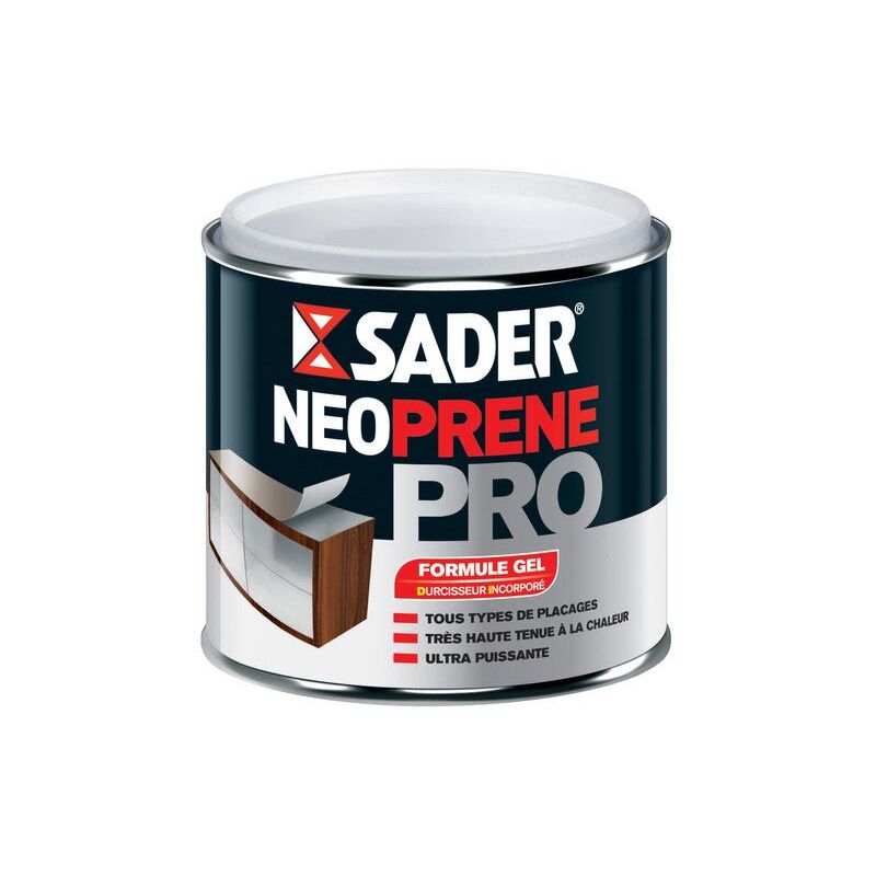 Sader - Colle néoprène gel Pro 500 ml
