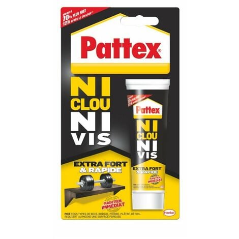 Colle Ni clou ni vis Extra Fort Tube 52gr - PATTEX