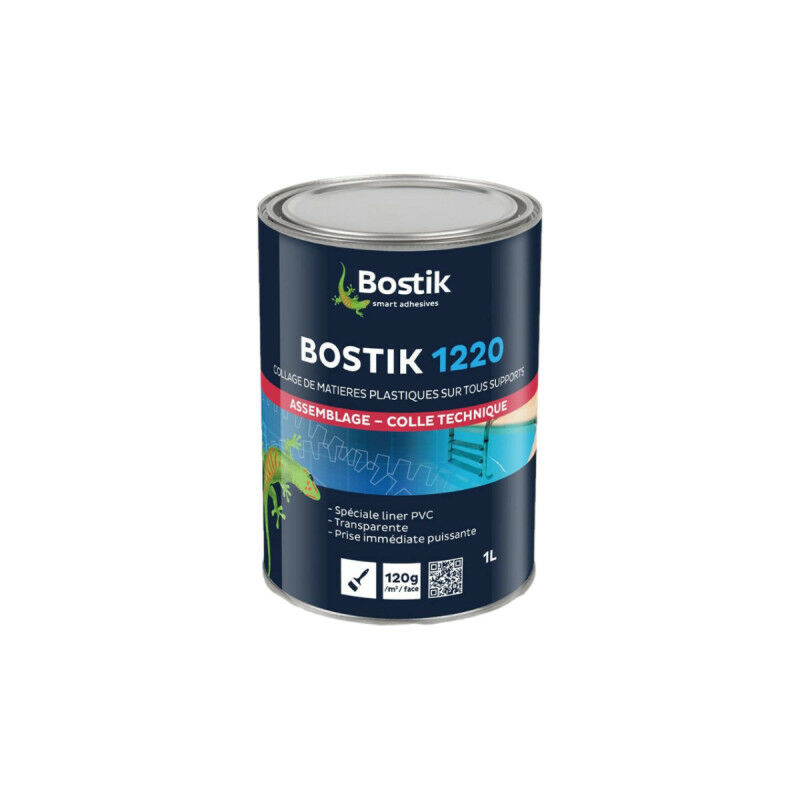 Bostik - Colle nitrile 1220 1L - Transparent
