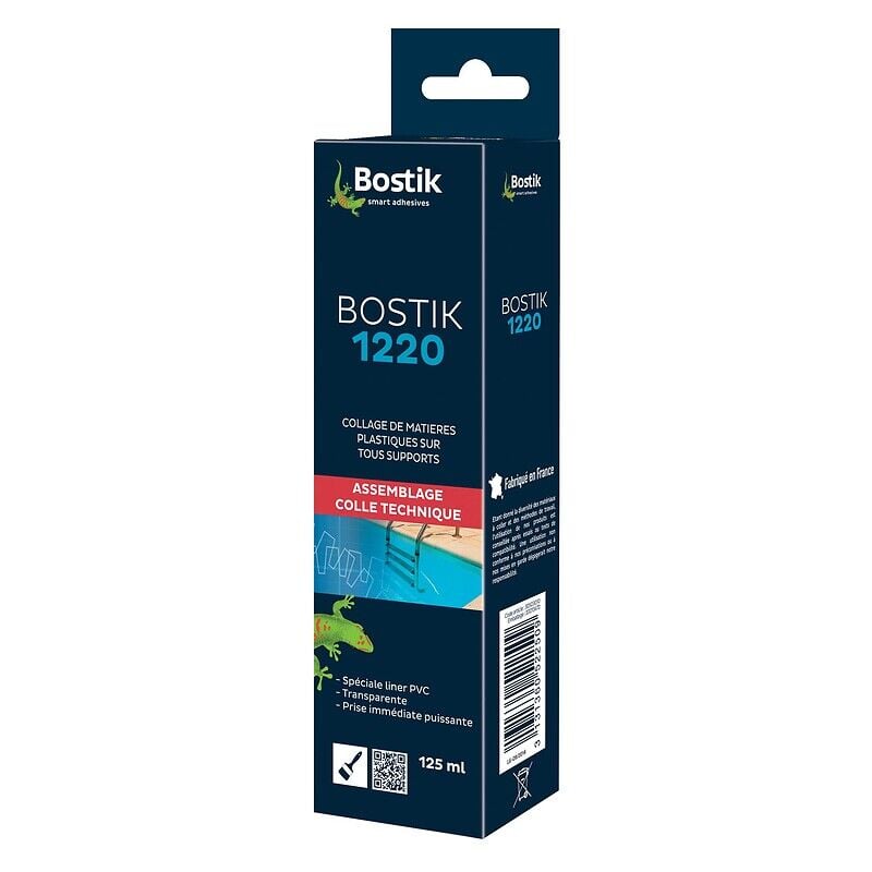 Bostik - Colle nitrile 1220, tube de 125 ml