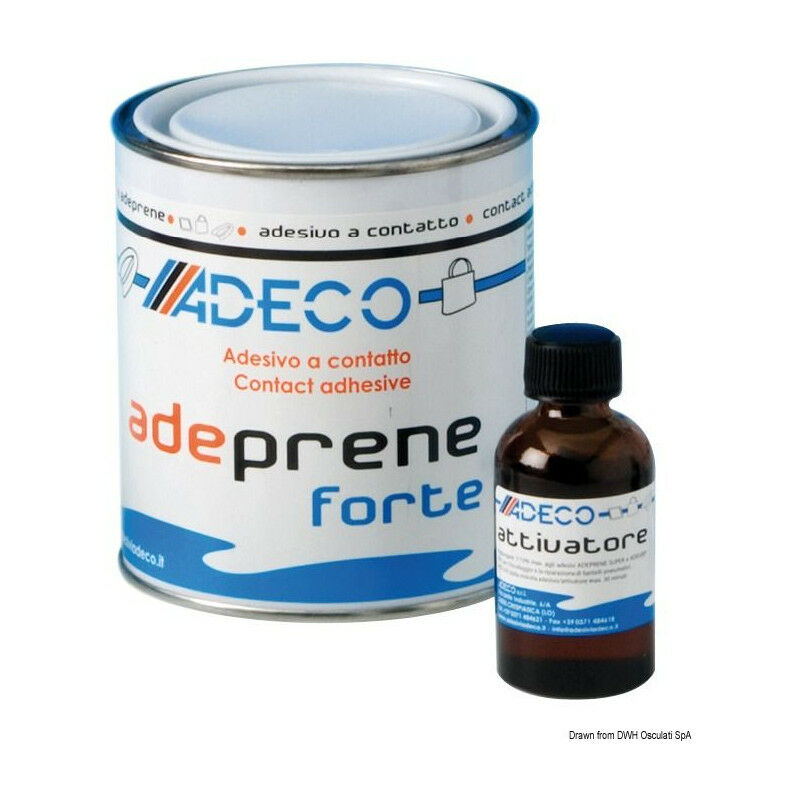 Colle néoprène professionnelle bi-composants - adeco - 850 g