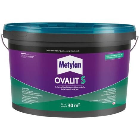 colle ovalit s isolants intérieurs 12kg - metylan