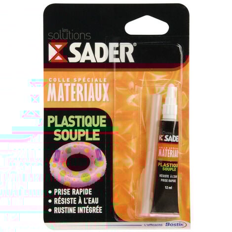 COLLE PLASTIQUE SOUPLE  TUBE 12 ML  PISCINE