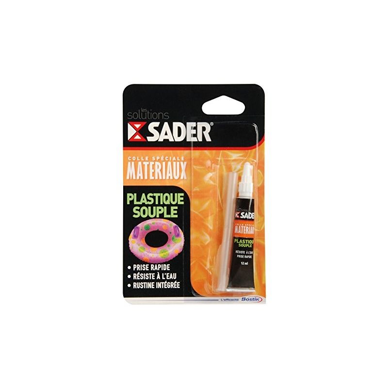 Sader - Colle plastique souple 12ml