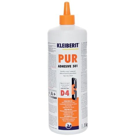 Colle polyuréthane en biberon de 1 kg - KLEIBERIT