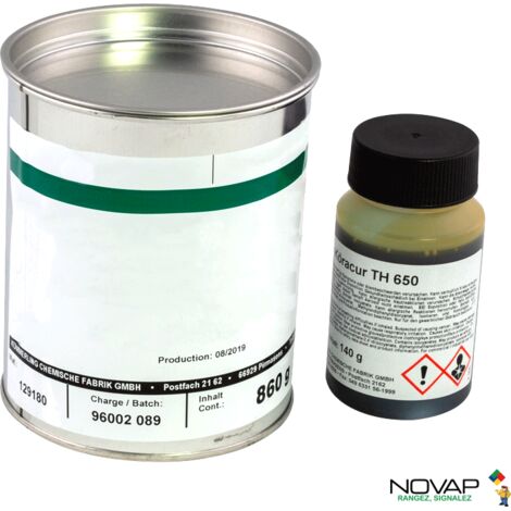 Colle polyuréthane pour dalles podotactiles et bandes d'aide à l'orientation - 1 kg - NOVAP - 6102120
