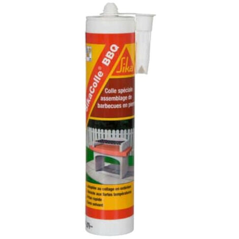 Colle pour assemblage de petits barbecues en pierre - SIKA SikaColle BBQ - Beige clair - 500g