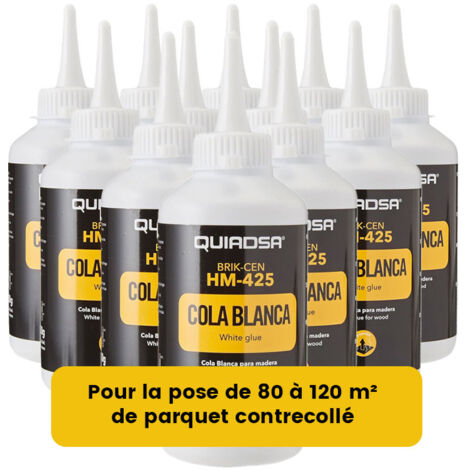 Colle pour parquet pose flottante - Lot de 12 Biberons - Quiadsa HM425