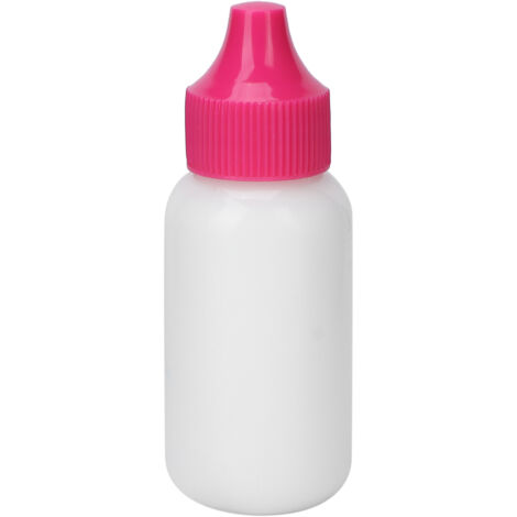Colle pour perruques à dentelle, adhésif fort transparent pour postiches et extensions capillaires, 38ml avec couvercle rose rouge