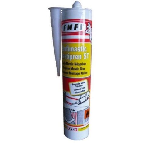 Woodflooring – Colle mastic polychloroprène 300 ml – Pour collage bois et PVC rigide – Excellente adhérence en intérieur – Cartouche de fixation