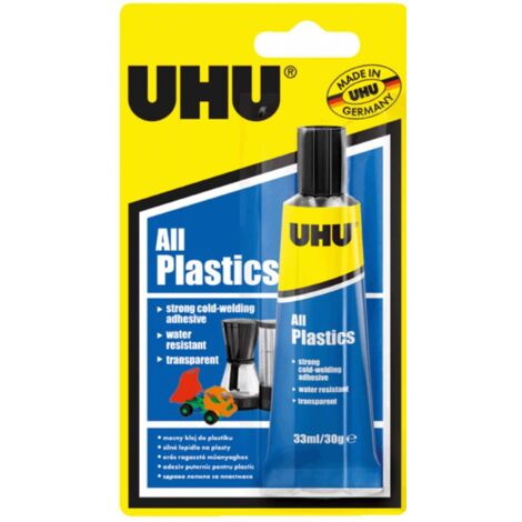 Colle pour tous plastiques, blister de 33 ml UHU 37595UHU