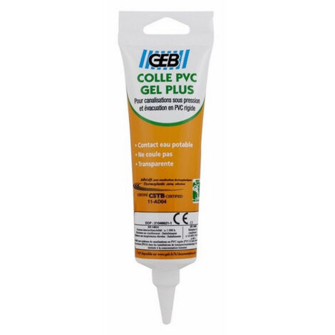 COLLE PVC GEL PLUS TBE 50ML 504643 GEB