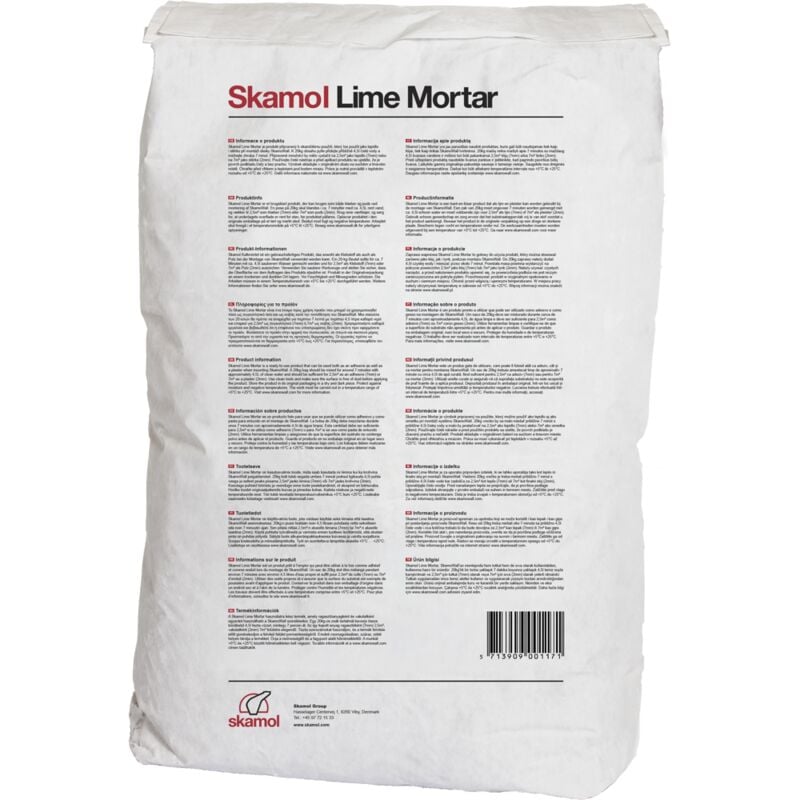 Skamol A/s - Colle réfractaire spéciale silicate - En sac de 20 kg
