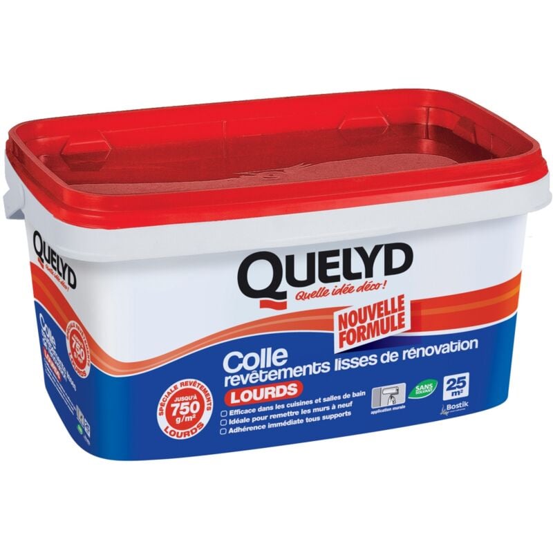 Quelyd - Colle revêtements lisses de rénovation lourds Conditionnement: 5KG