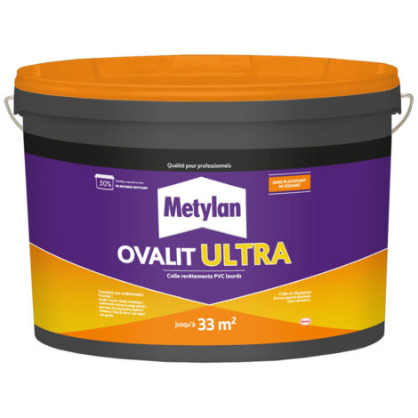 colle revêtements muraux ovalit ultra 18kg - metylan