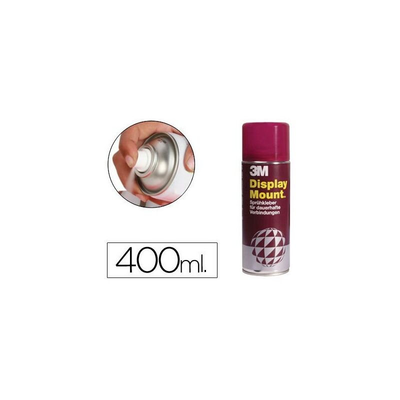 3M - Pegamento scotch spray display mount 400 ml adhesivo permanente