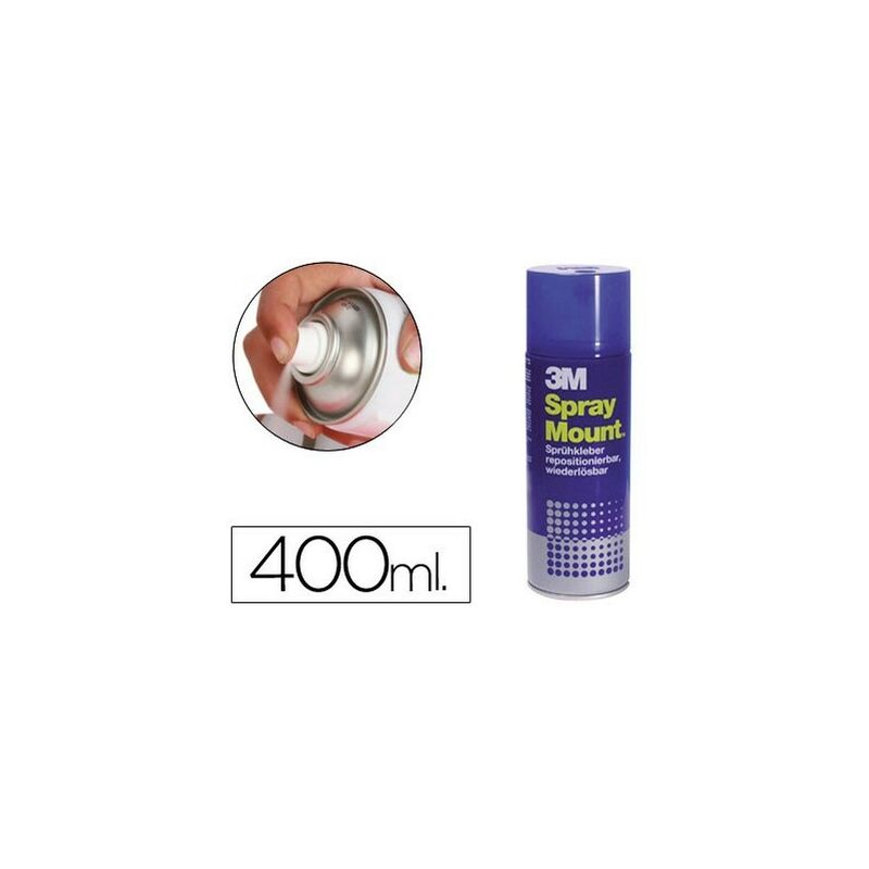 3M - Pegamento scotch spray mount 400 ml -adhesivo reposicionable