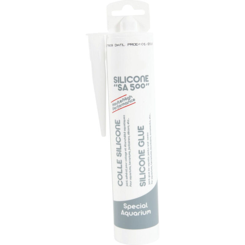 Colle silicone transparent pour aquarium/terrarium 310 ml