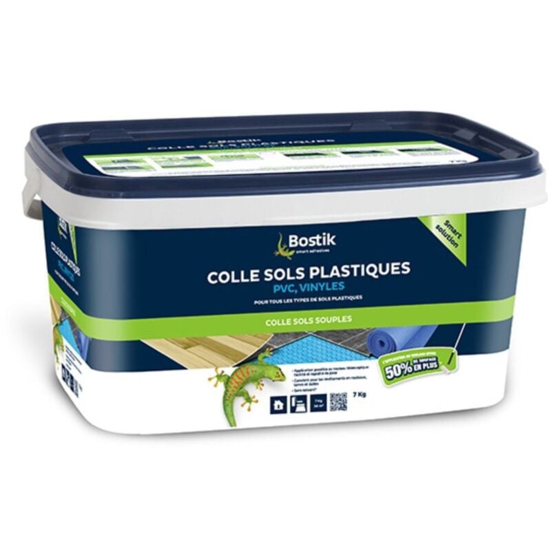 Bostik - Colle Pour Sols Plastiques pvc & Vinyles 7kg