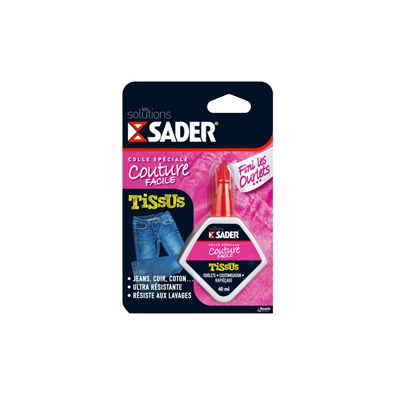 Sader - Colle spéciale tissus 40ml