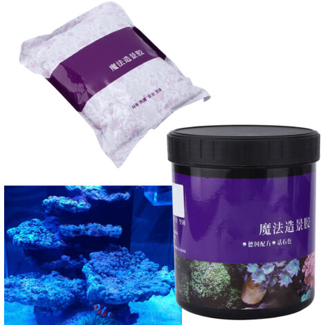 Colle Spéciale pour Roches Vivantes Aquarium Marin - Parfaite pour la Création de Paysages Aquatiques - Livrée avec Protection Renforcée-AUTRES