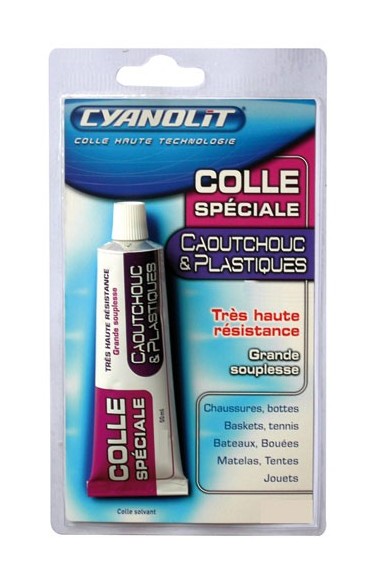 Cyanolit - Colle spéciale caoutchouc et plastique - 50 mL
