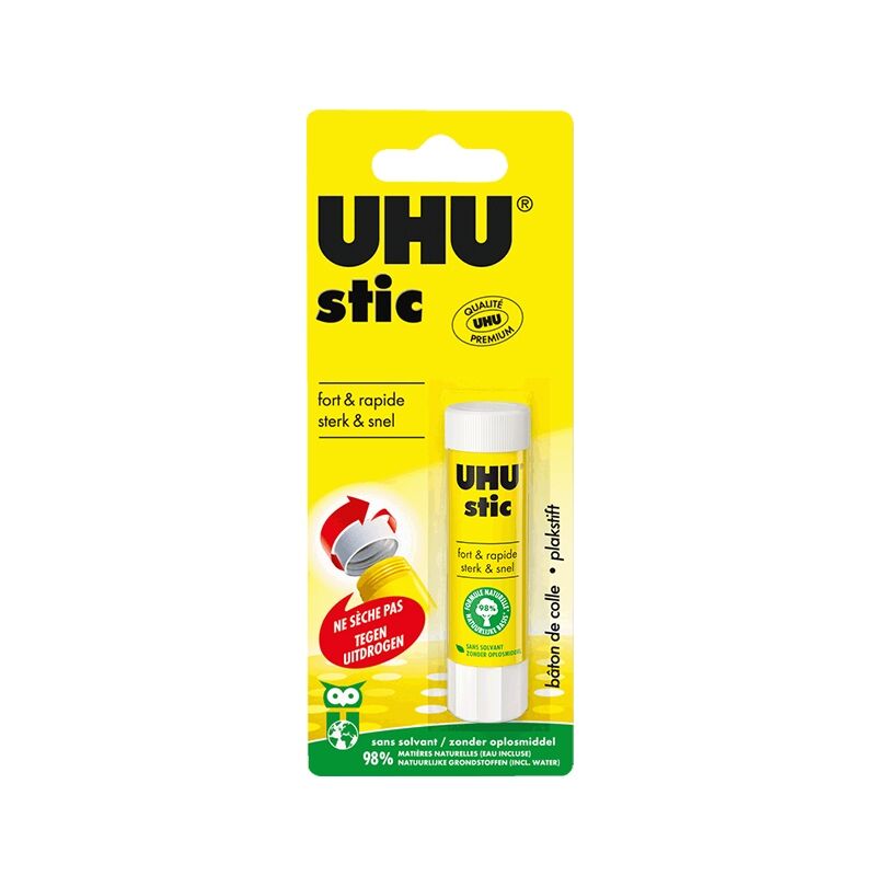 UHU - colle stic blanc blister 8GR 33-50188