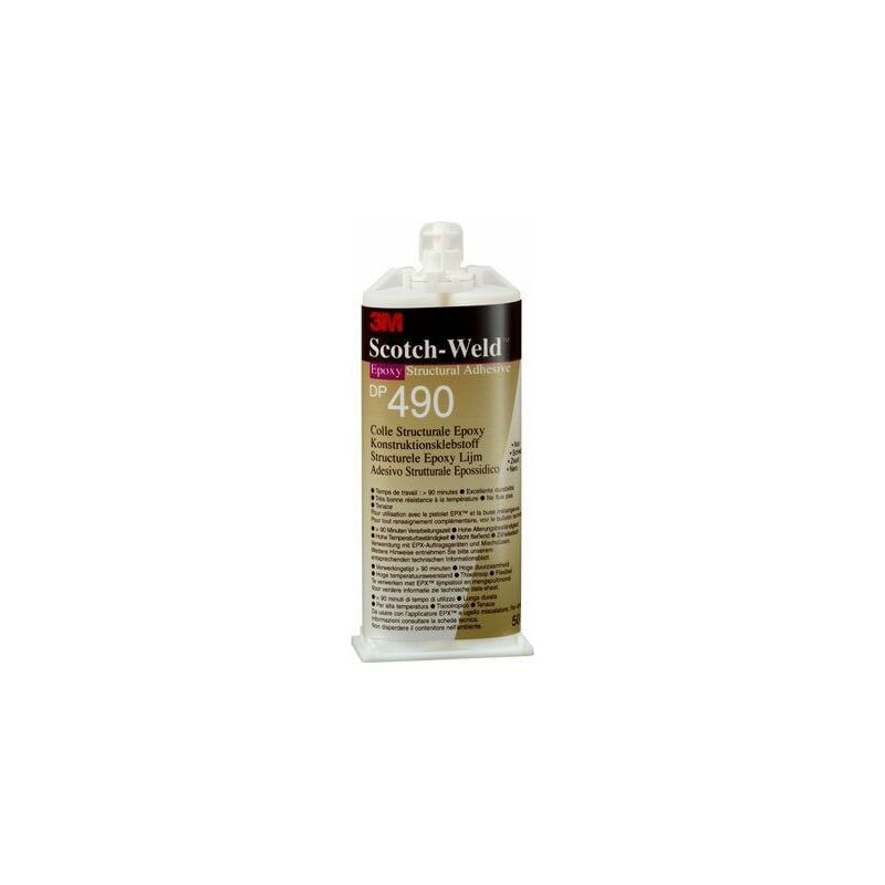 3M - Adhésif Scotch-Weld DP490 Noir, Liquide Cartouche double 50 ml ( Prix pour 1 )