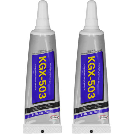 Colle Super Adhésive 2x15ml pour Réparation Électronique - Sceau Silicone Rapide