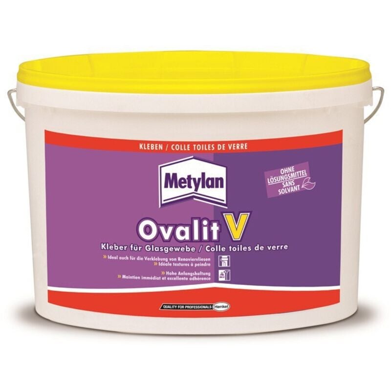 Metylan - Ovalit v colle toile de verre seau 10kg professionnel