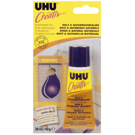 Colle Uhu Creativ' Bois Et Matériaux Naturels 38ml - Uhu