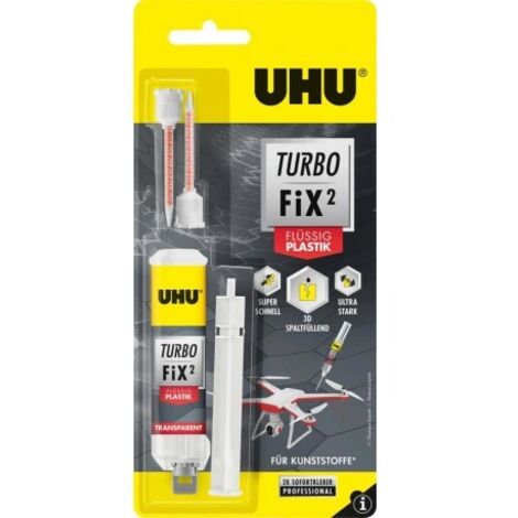 Colle UHU Turbo Fix LIQUID PLASTIC 10g (Par 6)