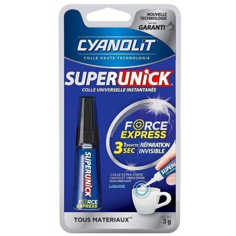 Cyanolit - Colle extra-forte Super Unick – Express liquide 3g