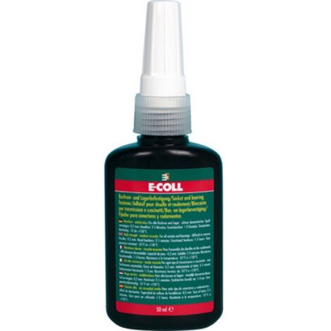 Colle universelle pour douilles et paliers à haute résistance et viscosité moyenne I, Modèle : Bouteille de 50 ml