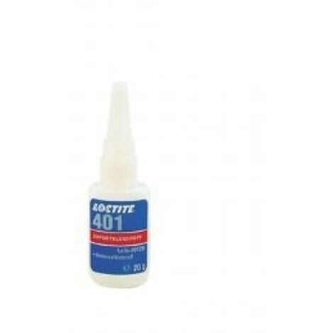 Colle universelle pour le collage de différents matériaux LOCTITE 401 contenu 20 g