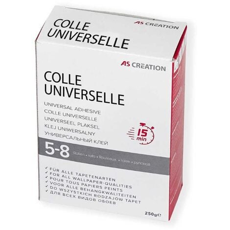 Colle universelle pour papier peint