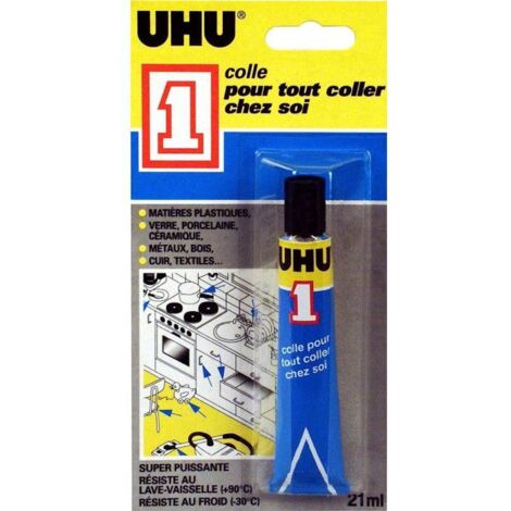 Colle universelle - UHU - Uhu1 - Tube 21ml - Poids 0.03kg - Assemblage