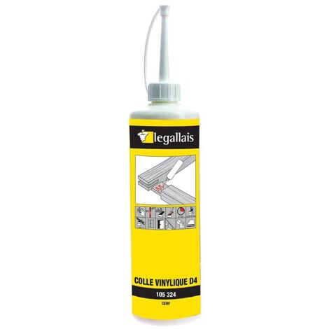 Colle vinylique blanche monocomposante CERF D4 pour collages résistants à l'eau selon DIN-EN 204 pot de 4.5kg - KLEIBERIT CHIMIE