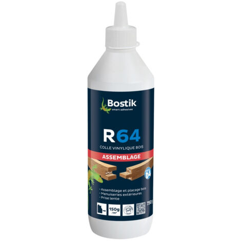 Colle vinylique R64 prise lente biberon 750g - BOSTIK - 30604657