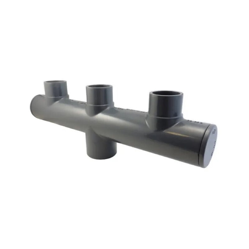 Codital - Collecteur piscine 3 sorties mâles 50 mm, entrée femelle 50 mm