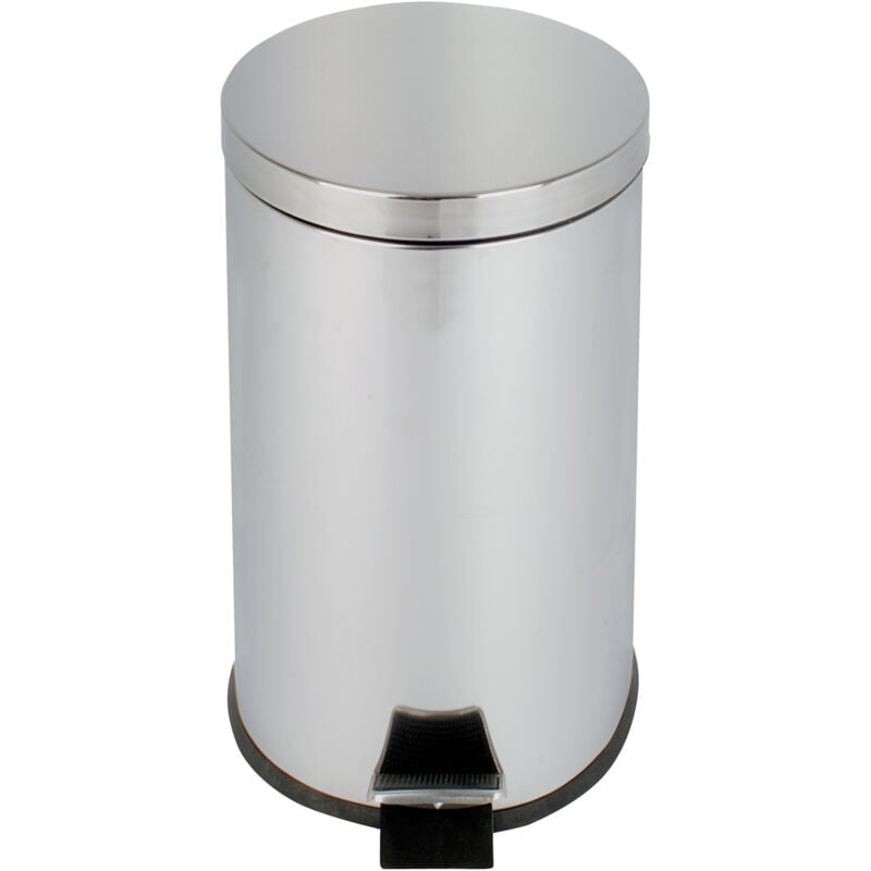 JVD - Collecteur à pédale 20L Inox miroir - Matériel professionnel