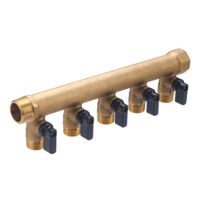 Collecteur à vannes MF 20x27 - départs M 15x21